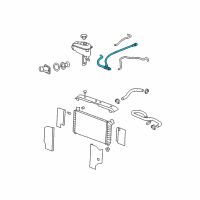 OEM 2008 Cadillac Escalade EXT Outlet Hose Diagram - 15834772