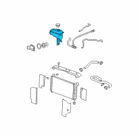 OEM 2017 GMC Sierra 2500 HD Reservoir Diagram - 84368363