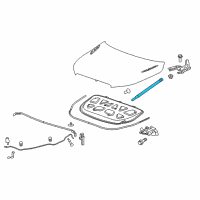 OEM 2016 Buick LaCrosse Support Strut Diagram - 90767140