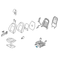 OEM Hyundai Heater ECU-Seat Diagram - 881P6-K2000