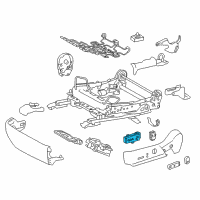 OEM 2010 Toyota 4Runner Adjuster Switch Diagram - 84922-60180