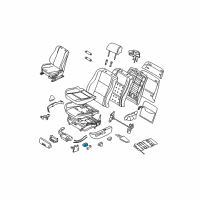 OEM 2001 BMW 525i Switch Seat Adjusting Front Right Diagram - 61-31-8-368-934