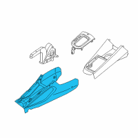 OEM Kia Rio Console-Floor Diagram - 846111W000HU