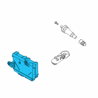 OEM 2012 Ford Transit Connect Module Diagram - 9T1Z-15K602-B