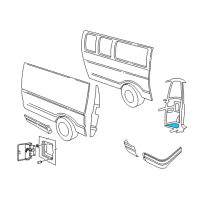 OEM 1995 Dodge B3500 Filler-Side Panel To UNDERBODY Diagram - 55346297AE