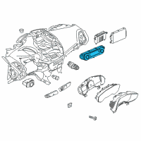 OEM Ford C-Max Dash Control Unit Diagram - HM5Z-19980-D