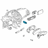 OEM 2015 Ford Escape In-Car Temperature Sensor Diagram - BM5Z-19C734-A