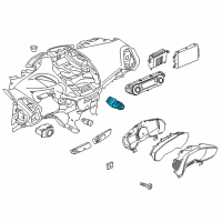 OEM 2014 Ford Focus In-Car Temperature Sensor Diagram - BM5Z-19C734-A