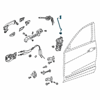 OEM Acura Rod Set Right, Front Diagram - 72113-TJB-305