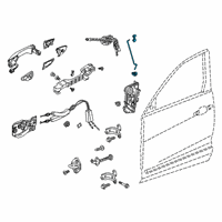 OEM 2022 Acura RDX Rod Set Right, Front Diagram - 72113-TJB-305