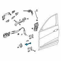 OEM 2021 Acura RDX Checker Complete , Left Front Diagram - 72380-TJB-A01