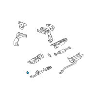 OEM 2008 Hyundai Tiburon Gasket-Exhaust Pipe Diagram - 28750-38300