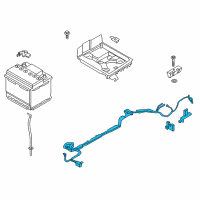 OEM Lincoln MKZ Cable Diagram - FP5Z-14300-AA