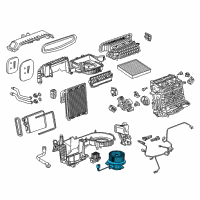 OEM 2018 Buick Regal TourX Blower Motor Diagram - 39220106