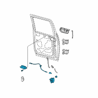 OEM 2001 Ford F-150 Control Assembly Diagram - 1L3Z-16264A01-A