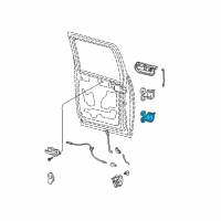 OEM 2003 Ford F-150 Door Hinge Diagram - F55Z7826810AA