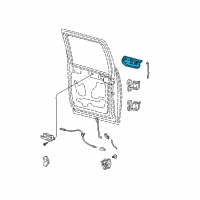 OEM 2003 Ford F-150 Handle, Outside Diagram - 5L3Z-1626604-AAPTM