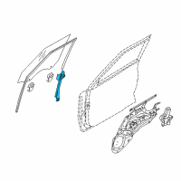 OEM 2013 Kia Soul Channel Assembly-Front Door L Diagram - 825502K000