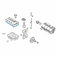 OEM 2011 Hyundai Sonata Gasket-Rocker Cover Diagram - 22441-2G670