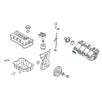 OEM 2014 Hyundai Sonata Gasket-Intake Manifold Diagram - 28313-2G700