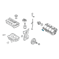 OEM 2013 Hyundai Sonata Gasket-Intake Manifold Diagram - 28313-2G700