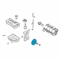 OEM Kia Rondo PULLEY-DAMPER Diagram - 231242G600