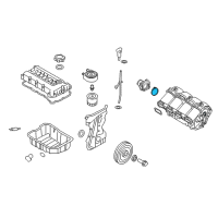 OEM Hyundai Gasket-Throttle Body Diagram - 28312-2G700