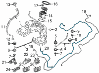 OEM BMW SCAVENGE AIR LINE Diagram - 16-12-9-895-495