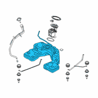 OEM 2020 BMW X7 Plastic Fuel Tank Diagram - 16-11-9-426-339