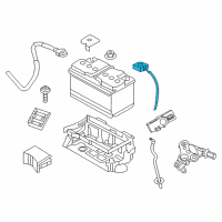 OEM Chrysler Battery Cable Diagram - 68066100AC