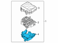 OEM 2022 Kia Carnival Lower Cover-U/H J/BO Diagram - 919B5R0000