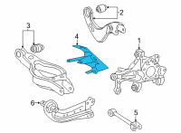 OEM Lexus NX350h Wheel Bearing Dust Cap Diagram - 4873742060