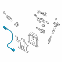 OEM 2018 Kia Stinger Sensor-Knock, LH Diagram - 393203L010