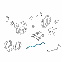 OEM 2011 Ford Focus Rear Speed Sensor Diagram - 8S4Z-2C190-B