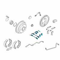 OEM 2008 Ford Focus Repair Kit Diagram - 2U2Z-2225-AA