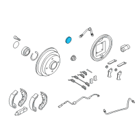 OEM 2004 Ford Focus Grease Cap Diagram - YS4Z-1248-AA