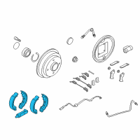 OEM 2002 Ford Focus PAD - BRAKE Diagram - LU2Z-2V200-C