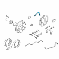 OEM 2011 Ford Focus Brake Hose Diagram - AS4Z-2282-A