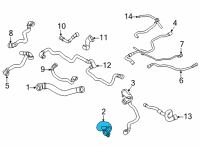 OEM 2022 BMW X7 HOSE, RADIATOR Diagram - 17-12-9-894-786