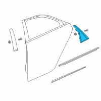 OEM 2017 Cadillac CT6 Applique Diagram - 84107678