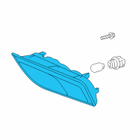 OEM Lens & Body, Front Turn Diagram - 81521-60461