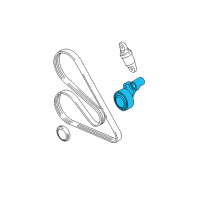 OEM 2012 BMW M3 Adjusting Pulley With Lever Diagram - 11-28-7-838-194