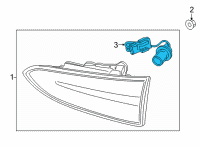 OEM Hyundai Santa Fe Holder & Wiring-Rear Combi, I/S Diagram - 92492-S2600