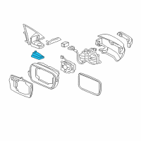 OEM 2006 Acura RL Cover, Passenger Side (Lower) (Nighthawk Black Pearl) Diagram - 76204-SJA-A01ZC