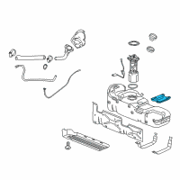 OEM 2012 GMC Sierra 2500 HD Fuel Pump Flow Control Module Assembly Diagram - 20898936