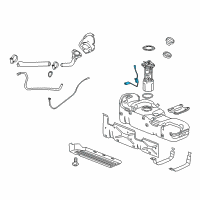 OEM 2009 GMC Sierra 1500 Fuel Gauge Sending Unit Diagram - 19300976