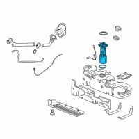 OEM 2010 Chevrolet Silverado 1500 Fuel Pump Diagram - 19300969