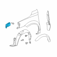 OEM 2008 Chevrolet Uplander Shield-Engine Splash Diagram - 10373256