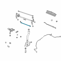 OEM 2010 Honda Ridgeline Rod Unit A Diagram - 76540-SJC-A11