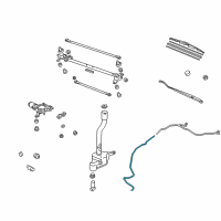 OEM 2013 Honda Ridgeline Tube (4X7X1100) Diagram - 76802-SJC-A02